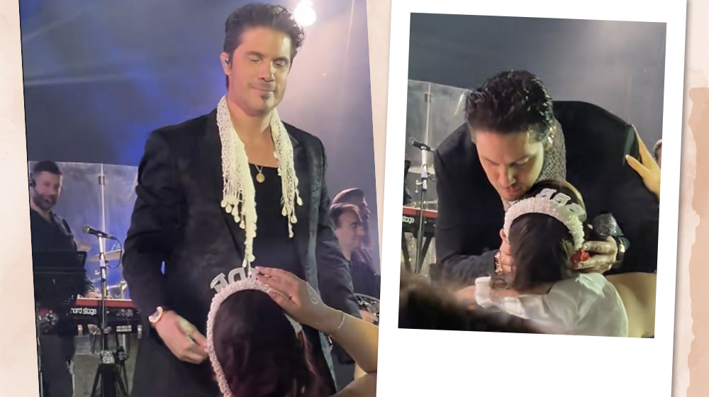 Νίκος Οικονομόπουλος: Το φιλί που έδωσε σε νύφη στο bachelorette party της [βίντεο]